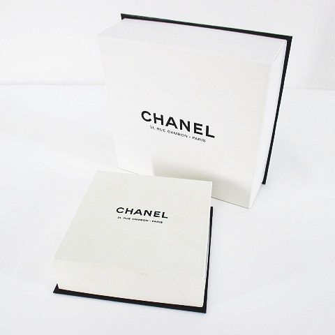 シャネル CHANEL 空箱 2点セット ホワイト 白 アクセサリーBOX サイズ