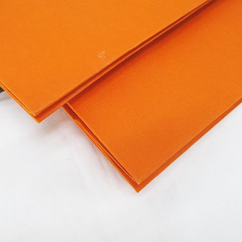 HERMES オレンジ色 紙袋 封筒型 エルメス HERMES 4枚セット 紙袋