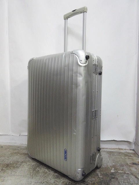 リモワ キャリーバッグ スーツケース トラベル 2輪 青ロゴ 大容量