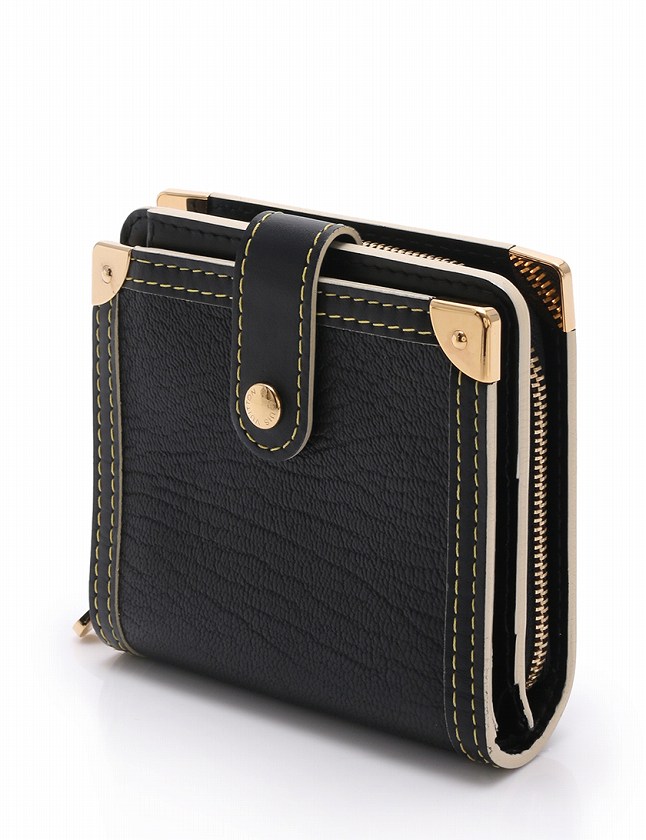 ルイヴィトン LOUIS VUITTON 財布 二つ折り コンパクトジップ ノワール