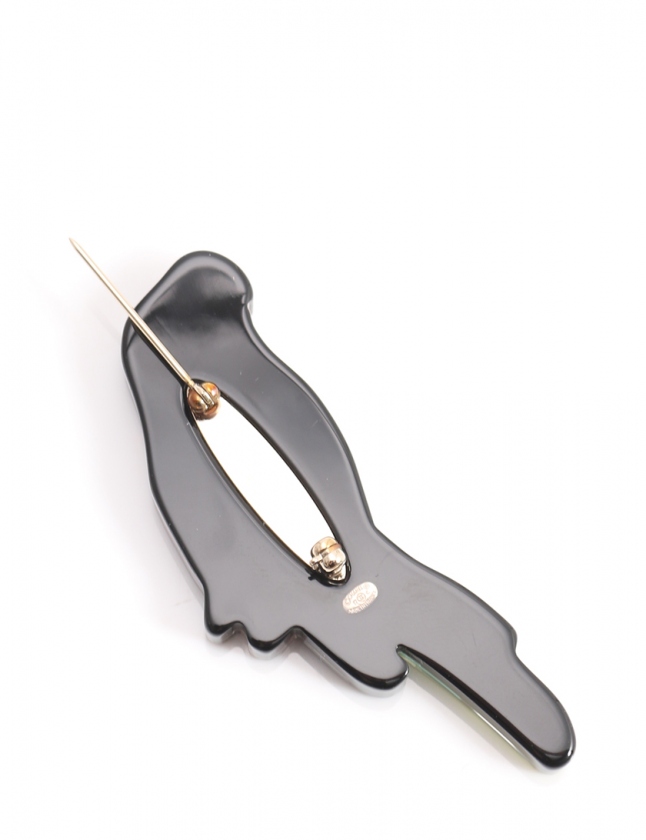 CHANEL ブローチ オウム