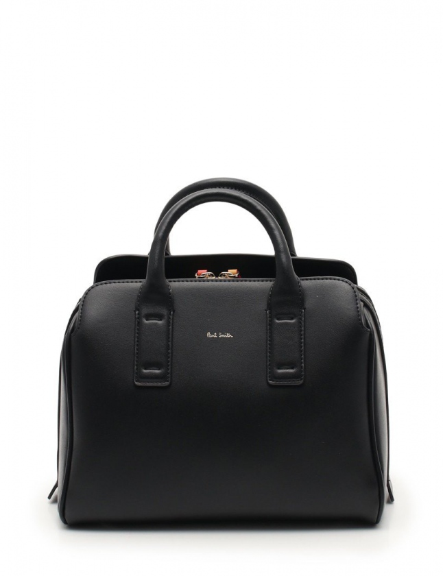 ポールスミス PAUL SMITH ハンドバッグ ミニボストン 黒 PWN931 レザー