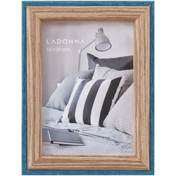曲線形状 LADONNAガラス製 写真額縁 Kサイズ 曲線形状 LADONNAガラス製