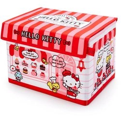 希少！ ハローキティ フタ付き収納ボックス コットン綿棒/アクセサリー