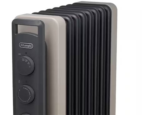 デロンギ ヴェルティカルド オイルヒーター シダーグレー