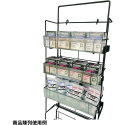 エンドサイド什器 白 5段 トレイ5個付 TSS-150ダイドーハント Amazon