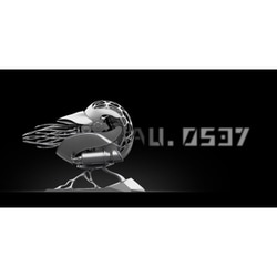 JX極械海神計画 01 3Dメタルパズル メカマンタ ブルー JX極械海神計画