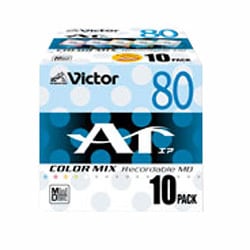 MDビクター80分10パック3個 新品未使用 MDビクター80分10パック3個