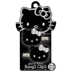 サンリオ SANRIO ハローキティ 前髪クリップ ブラック 黒 サンリオ