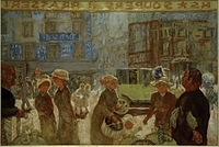 5221 額装　ピエール・ボナール「La chambre jaune 」送料無料 5221 額装 ピエール・ボナール「La chambre jaune 工場 」送料無料