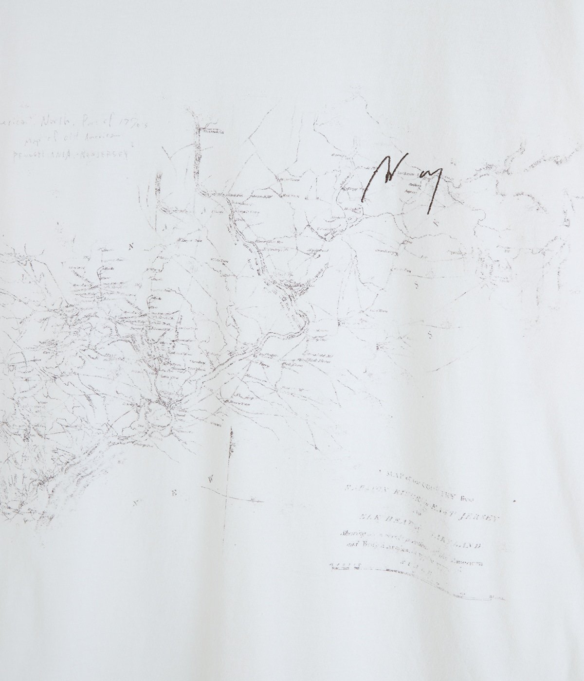 OLDMAP T-SHIRT | ANCELLM(アンセルム) / トップス カットソー半袖・T