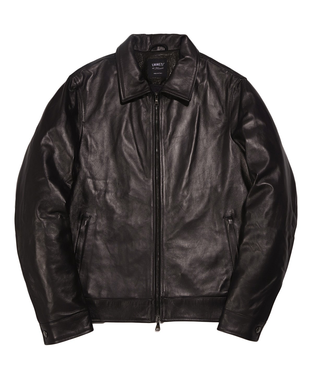 EMMETI エンメティCLINT 44 シングルライダースBLACK