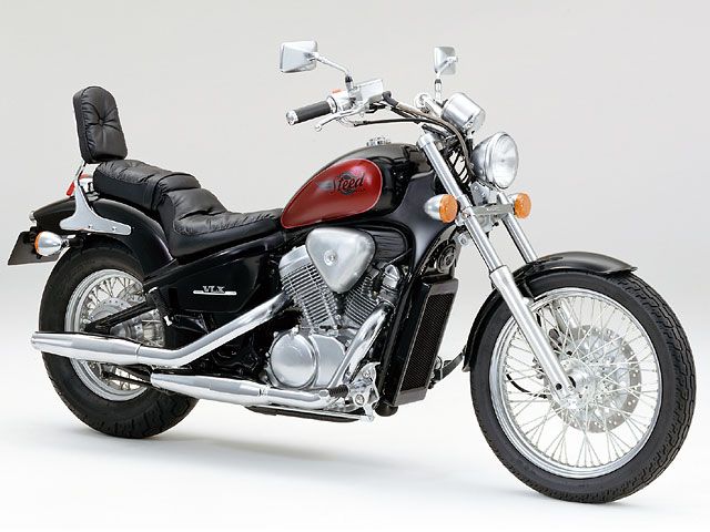 Honda Steed タンク 黒/赤