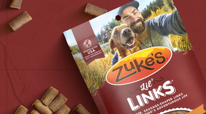 ZUKE'S Lil' Links Chicken & Apple Recipe Gluten-Free Soft & Chewy