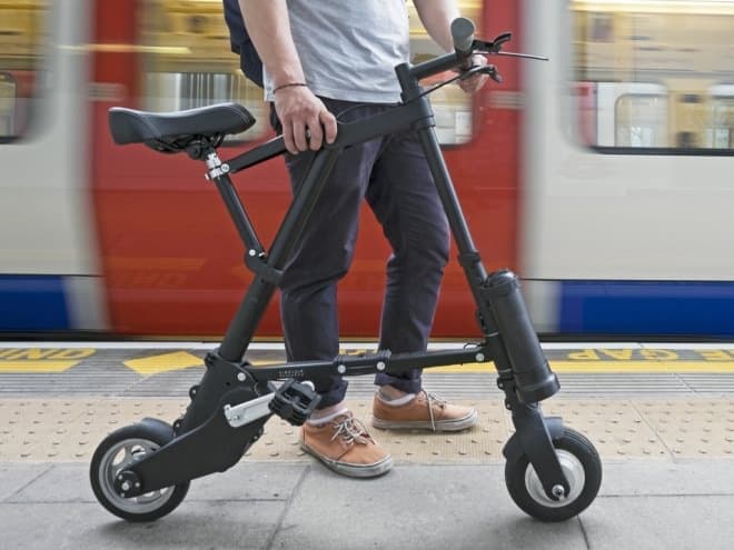 合体ロボみたいな自転車「A-bike」に電動アシスト版の「A-Bike