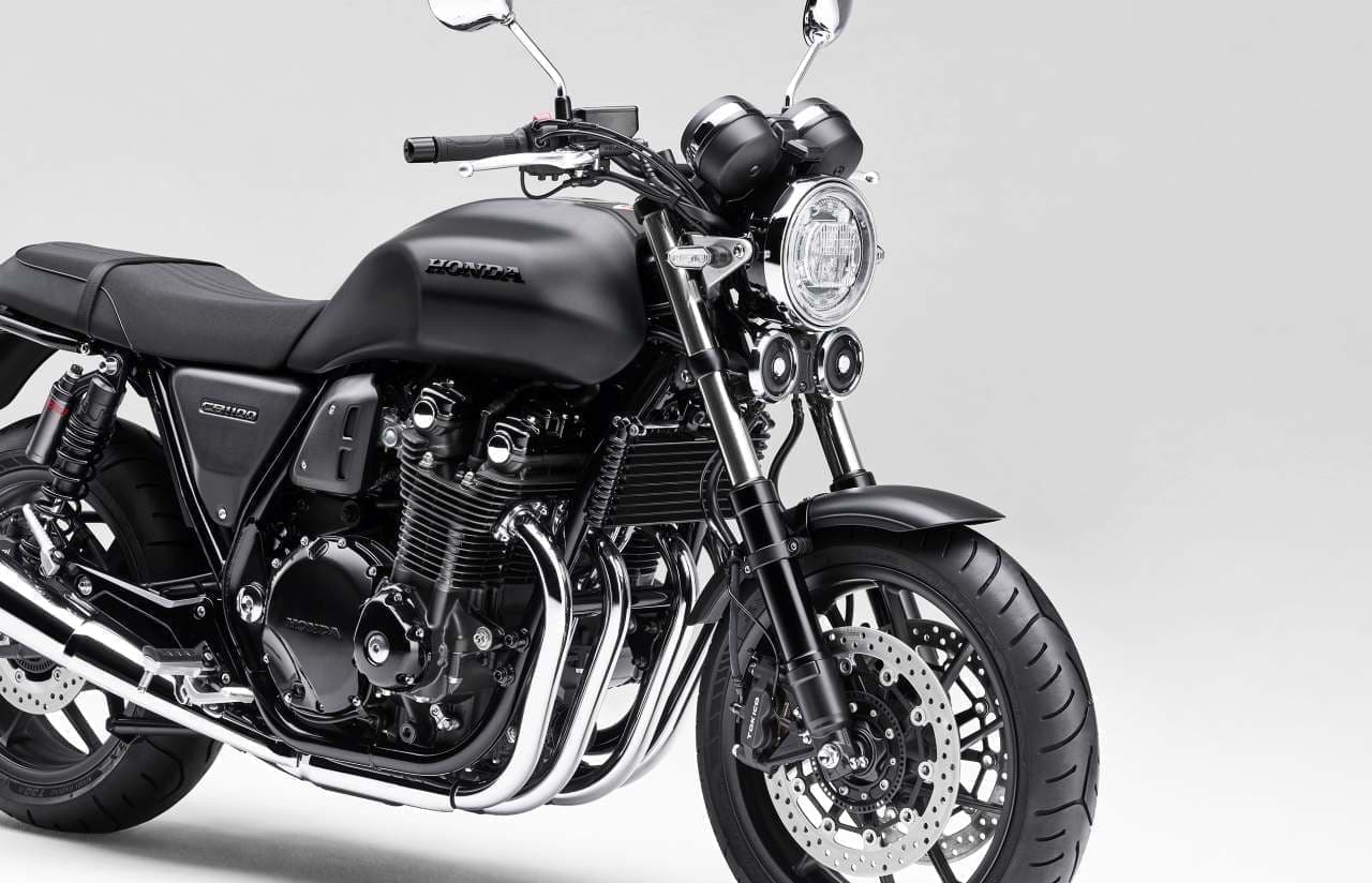 HONDA バイク タンク 黒 ストライプ