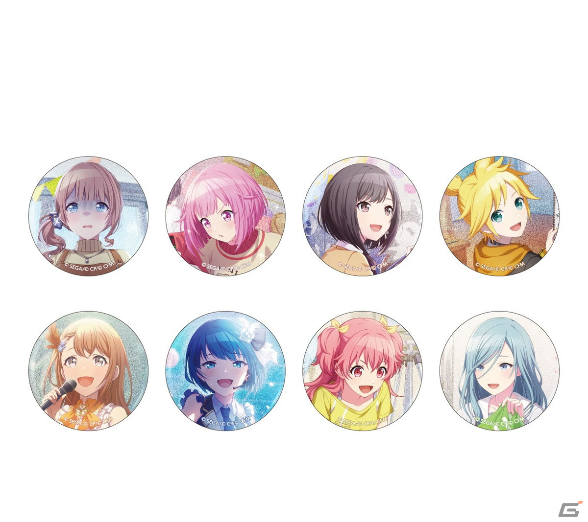 匿名配送】プロセカ 日野森志歩 10A グリッター缶バッジ 37点 プロセカ