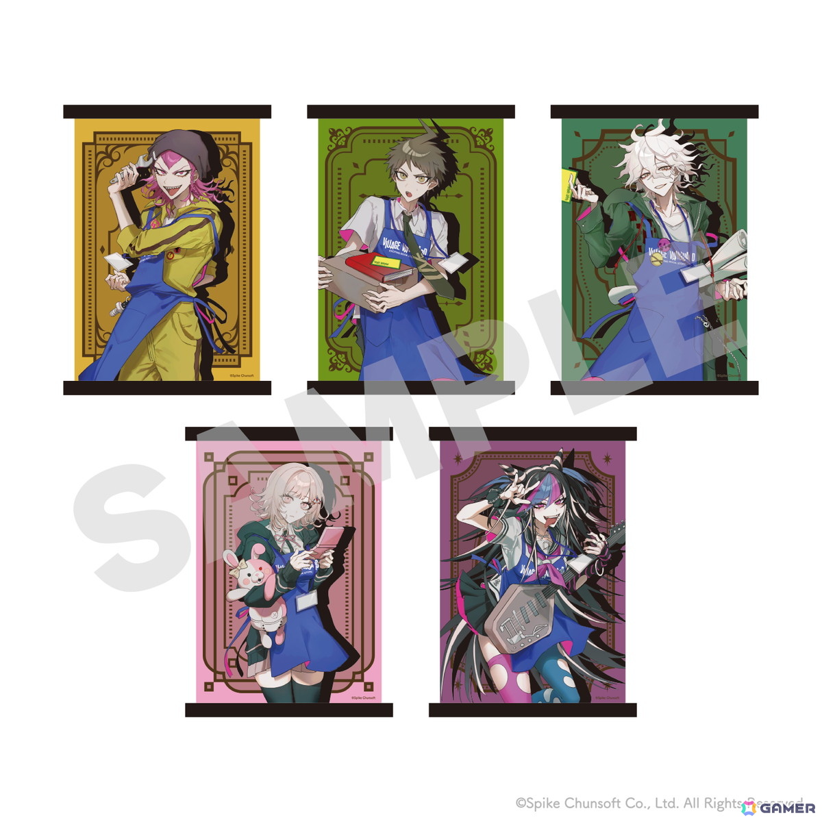 ダンガンロンパ 崩壊学園 コラボ クリアファイル チラシ ダンガン