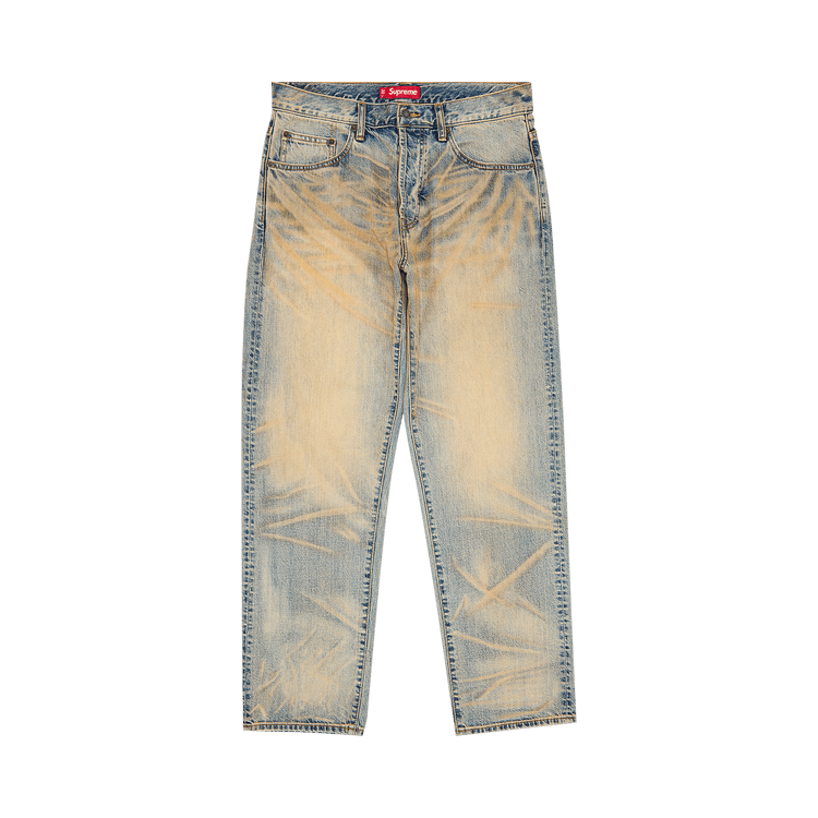 Buy Supreme Regular Jean 'Dirty Indigo' - FW25P21 DIRTY INDIGO | GOAT