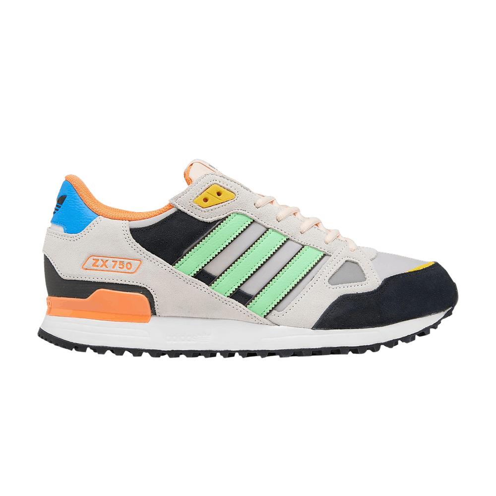 Buy Adidas ZX 750 'White Beam Green Orange' - HQ6680 | GOAT