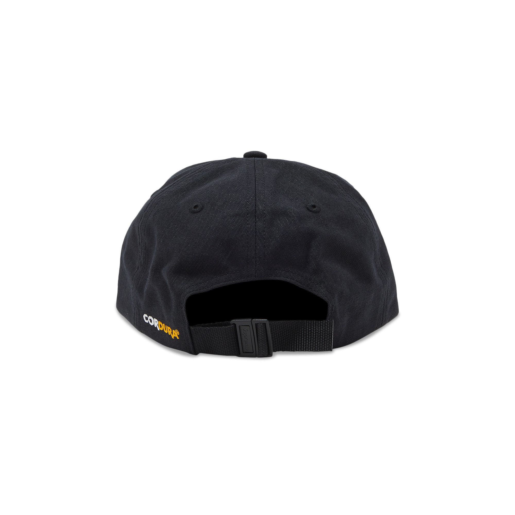 Buy Supreme Brushed Cordura Small Box 6-Panel 'Black' - FW22H93