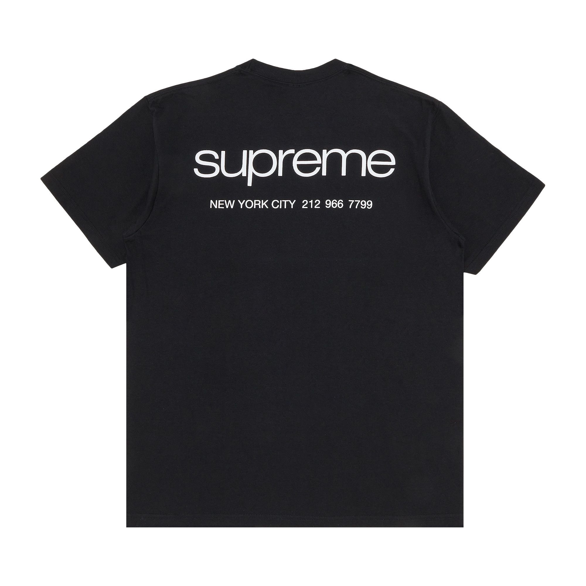Buy Supreme NYC Tee 'Black' - FW23T56 BLACK | GOAT