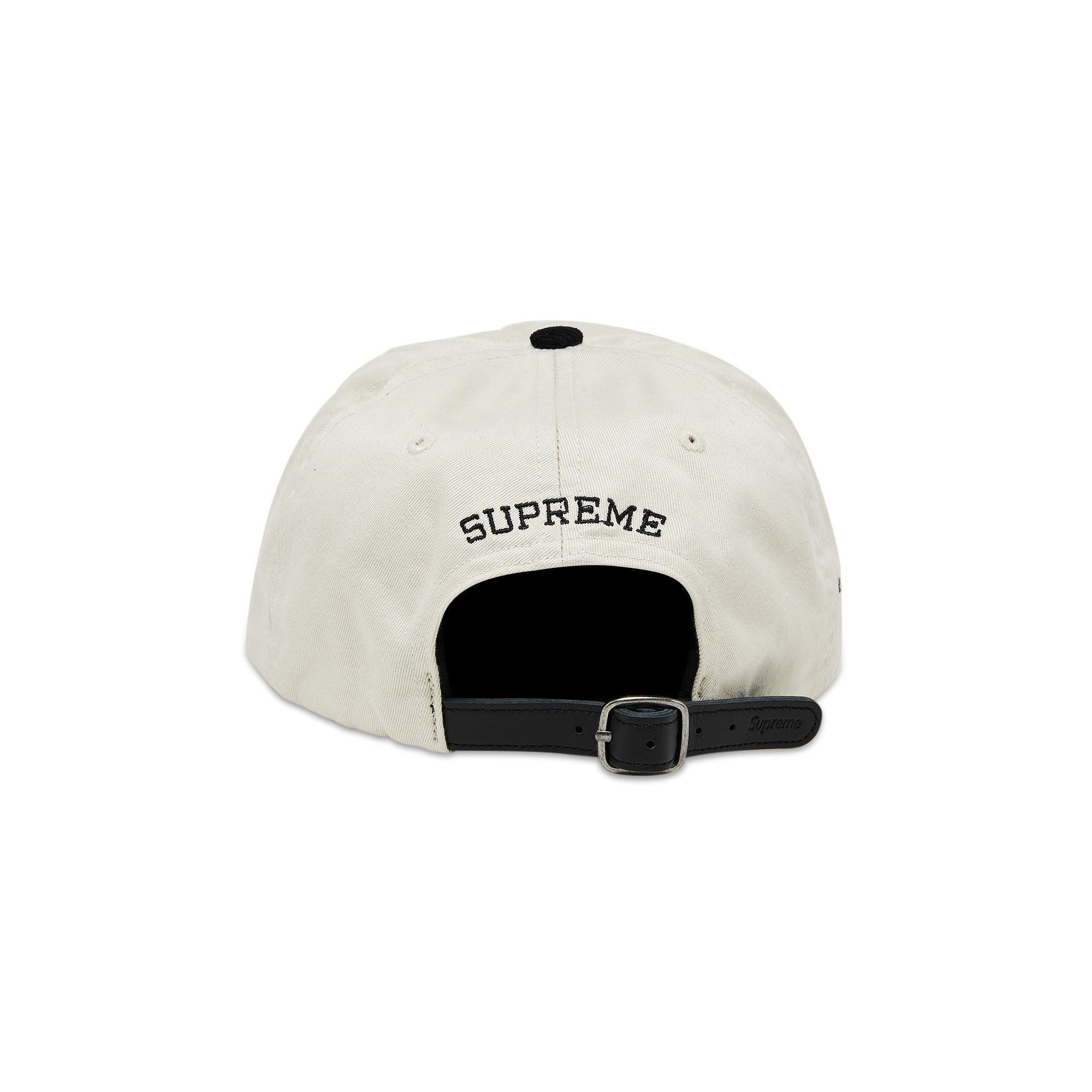 Supreme 2-Tone S Logo 6-Panel Black 24SS supreme 2-Tone S Logo 6-Panel