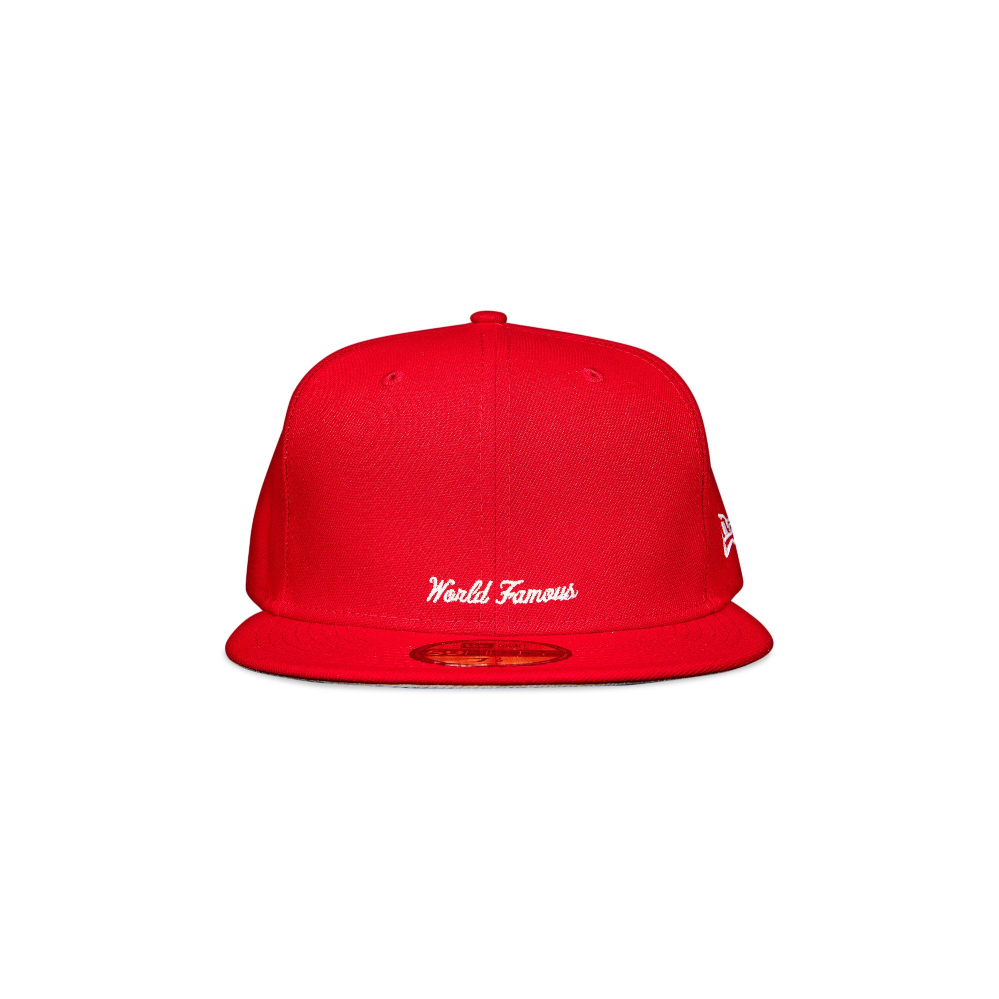 Buy Supreme x New Era Reverse Box Logo Hat 'Red' - SS21H29 RED | GOAT