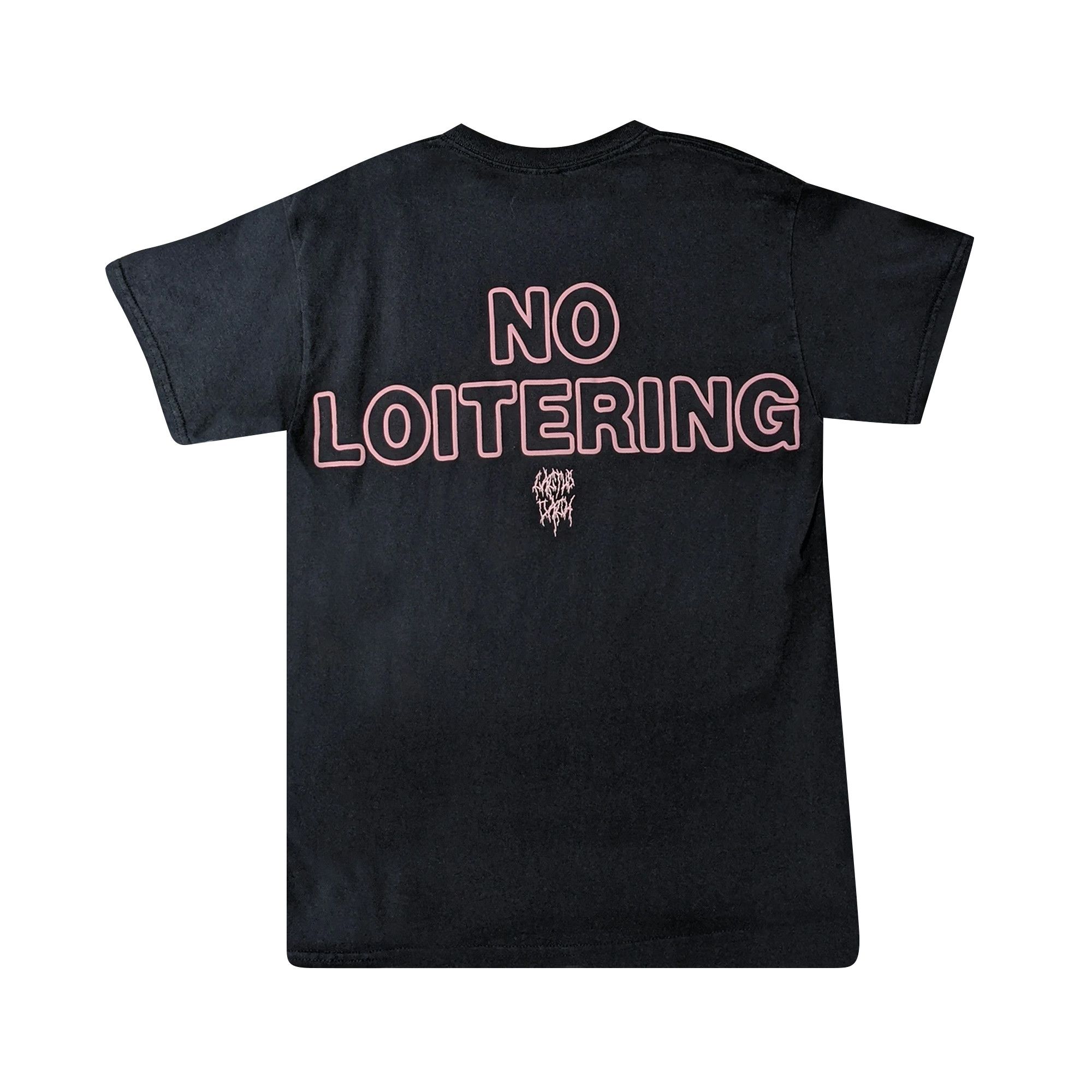 Buy Cactus Jack by Travis Scott No Loitering T-Shirt 'Black