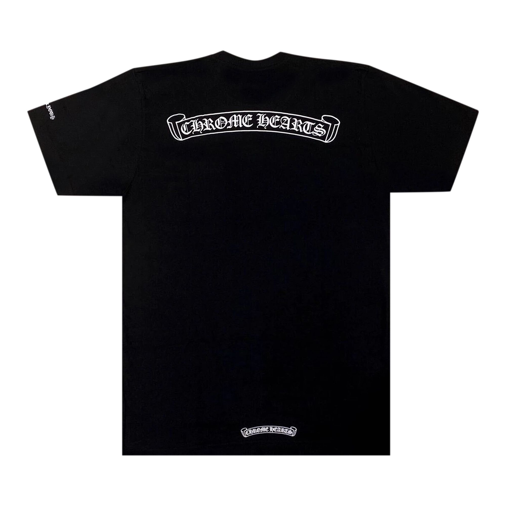 Buy Chrome Hearts Scroll Logo T-Shirt 'Black' - 1383 100000103SLTS