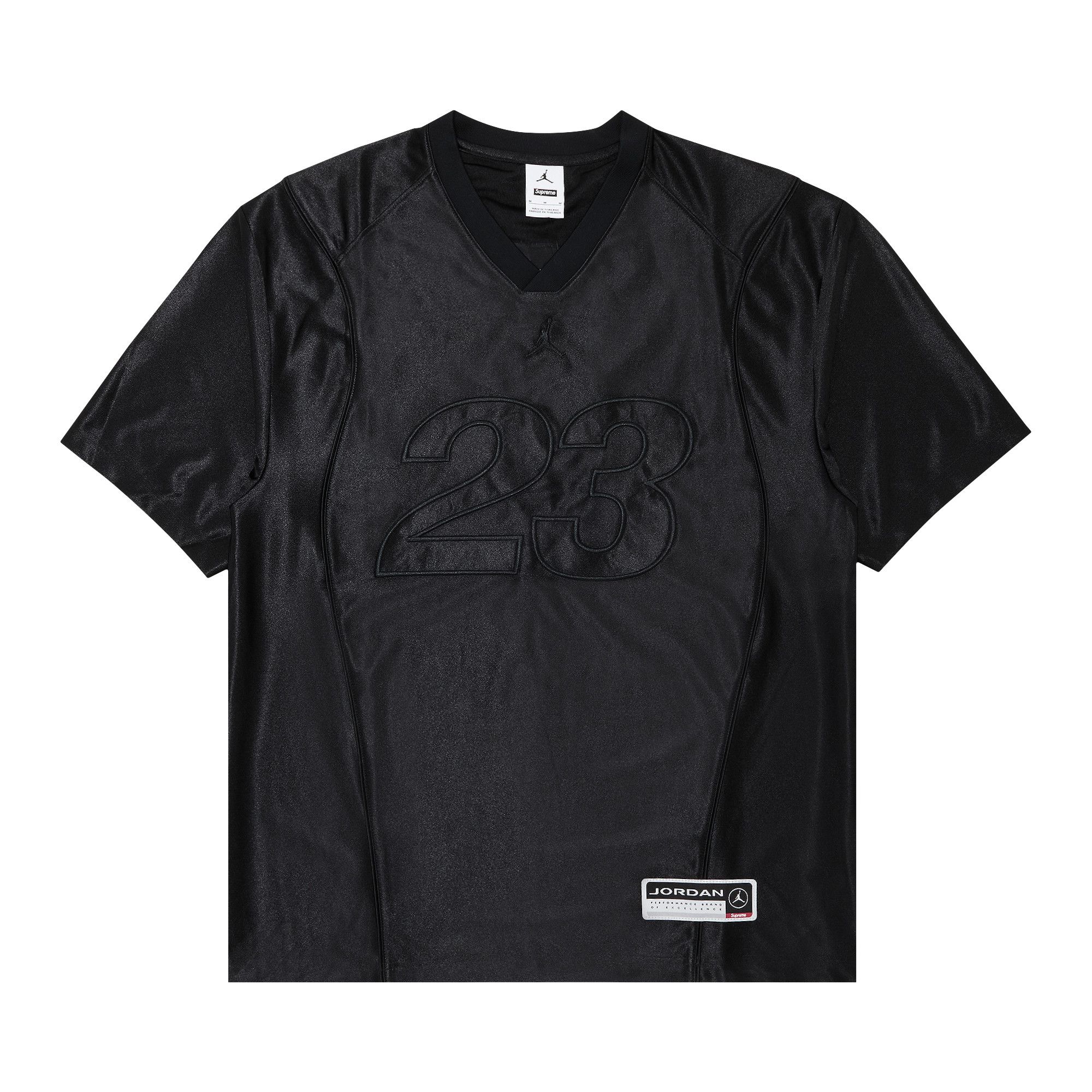 Buy Supreme x Jordan Warm Up Jersey 'Black' - FW24KN1 BLACK | GOAT