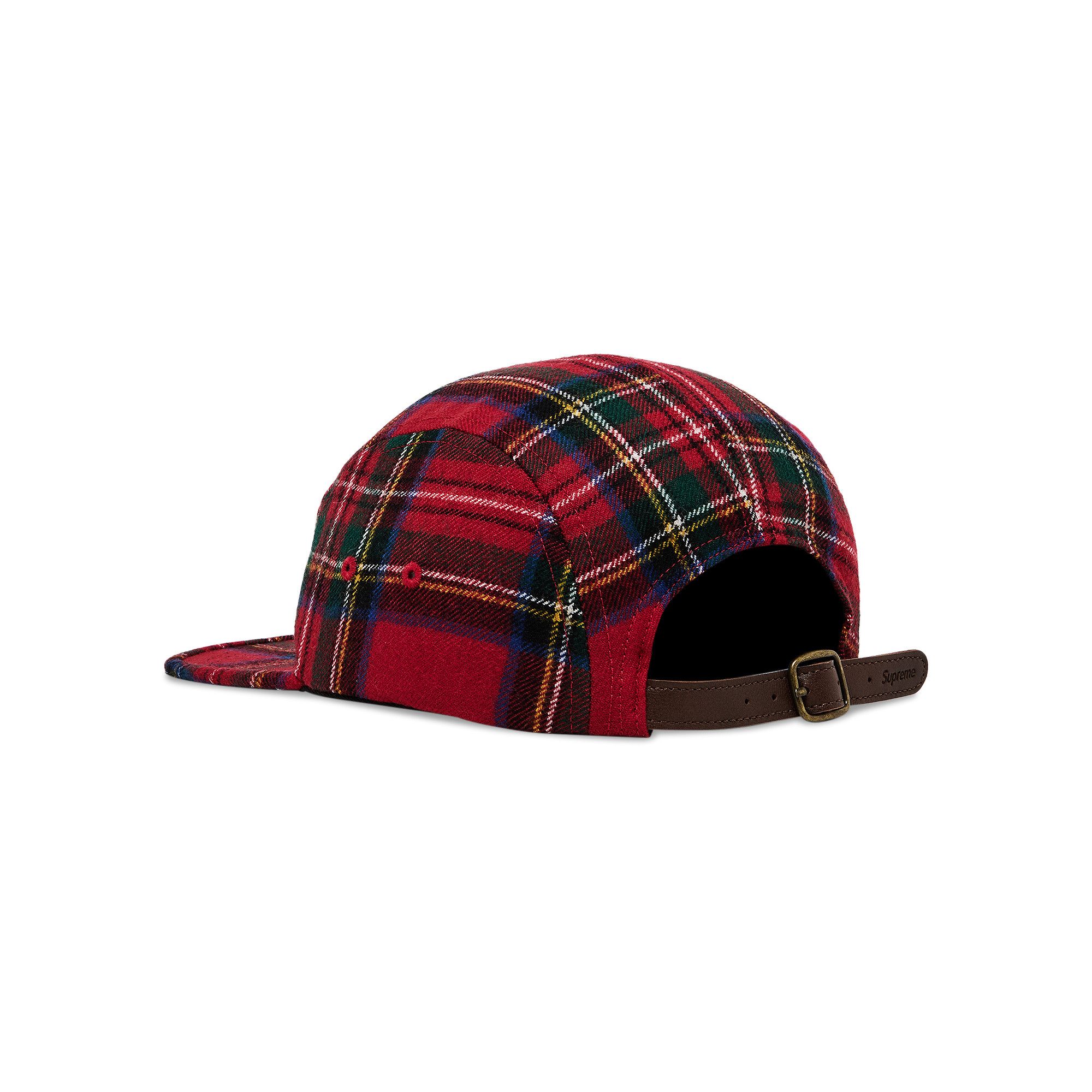 Buy Supreme Lochcarron Camp Cap 'Red Plaid' - FW24H108 RED PLAID