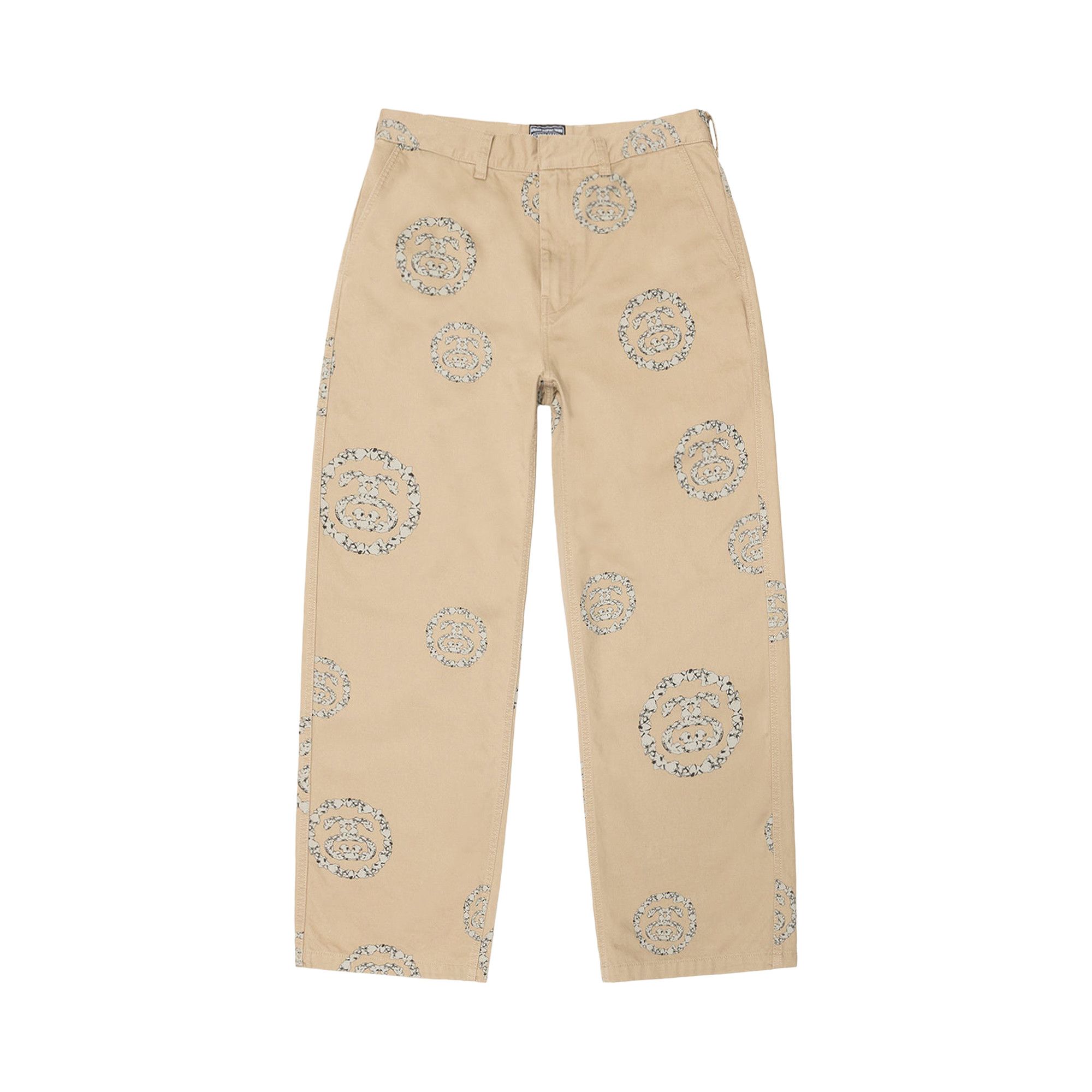 Buy Stussy x Denim Tears SS Wreath Chino Pants 'Khaki' - 316091