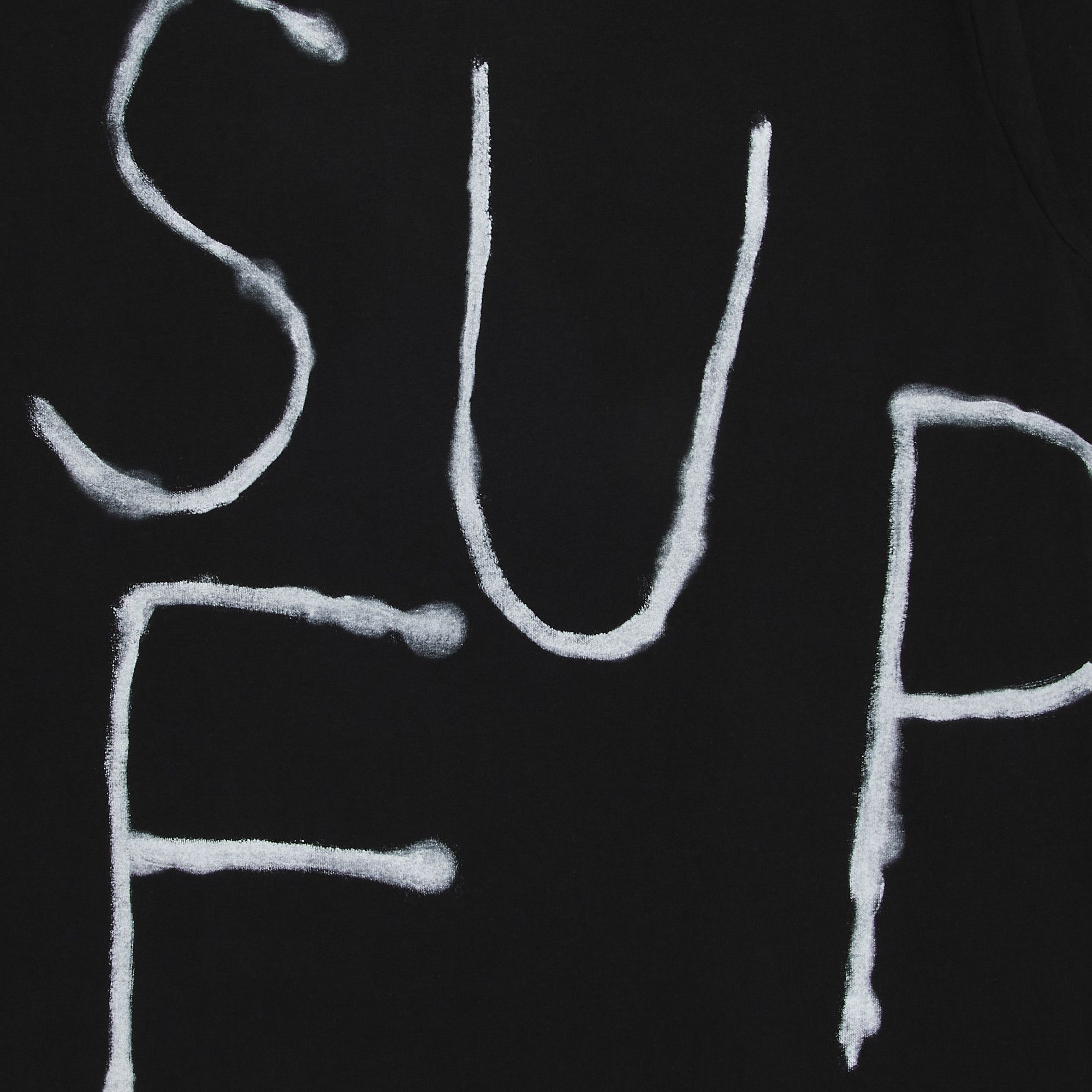 Buy Supreme Painted Tee 'Black' - SS25T58 BLACK | GOAT