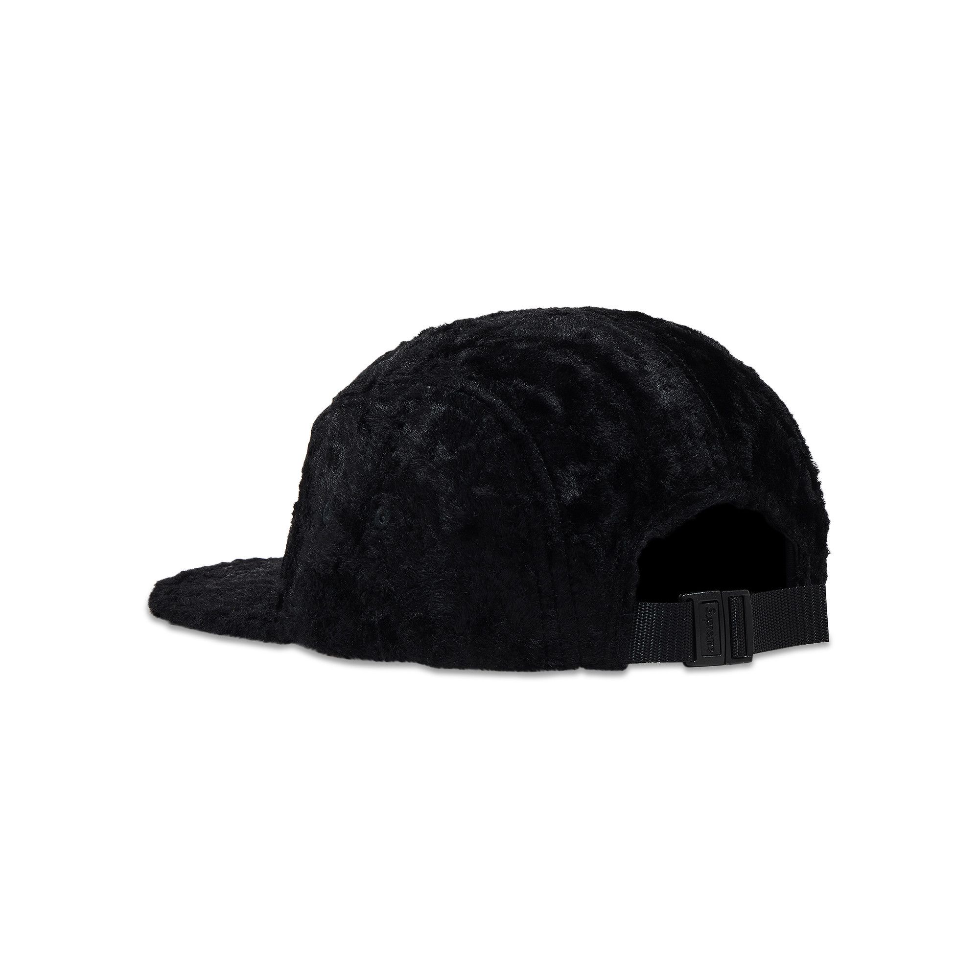 Buy Supreme x Goodenough Crushed Rayon Pile Camp Cap 'Black