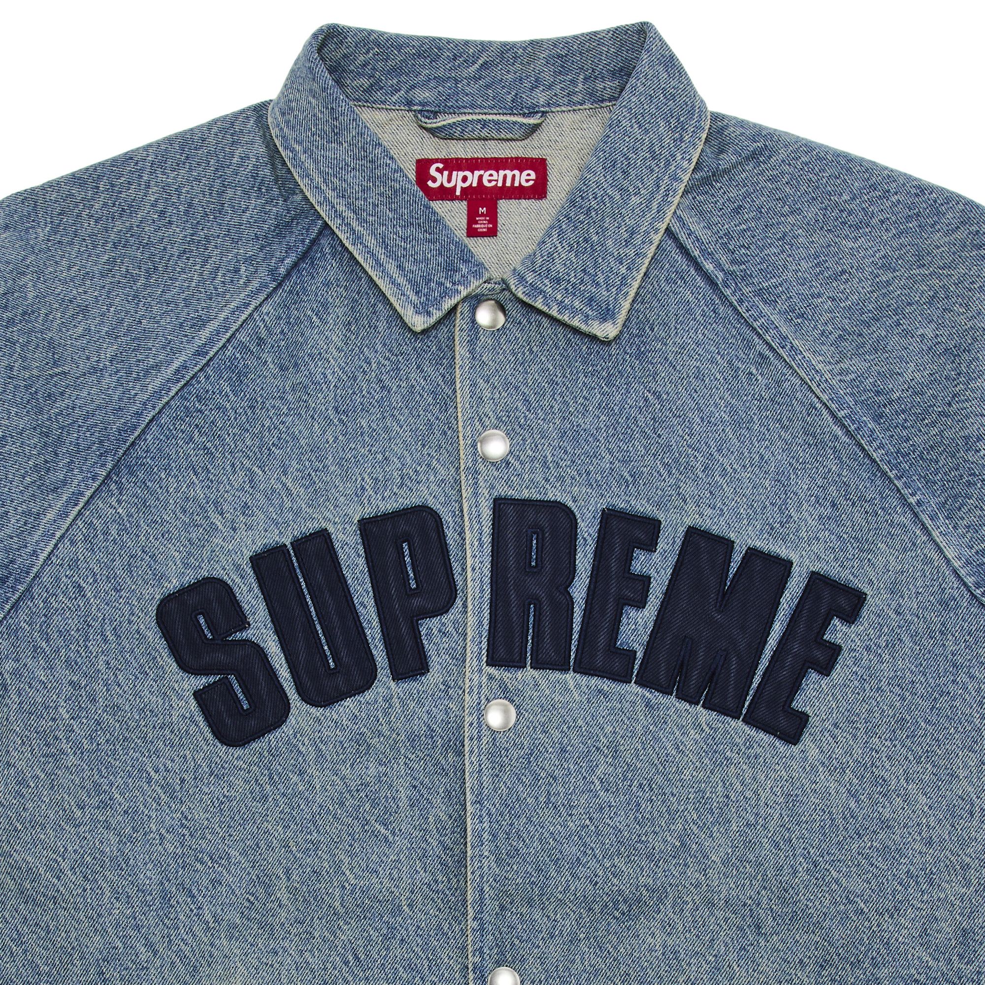Buy Supreme Arc Denim Coaches Jacket 'Washed Indigo' - SS25J62