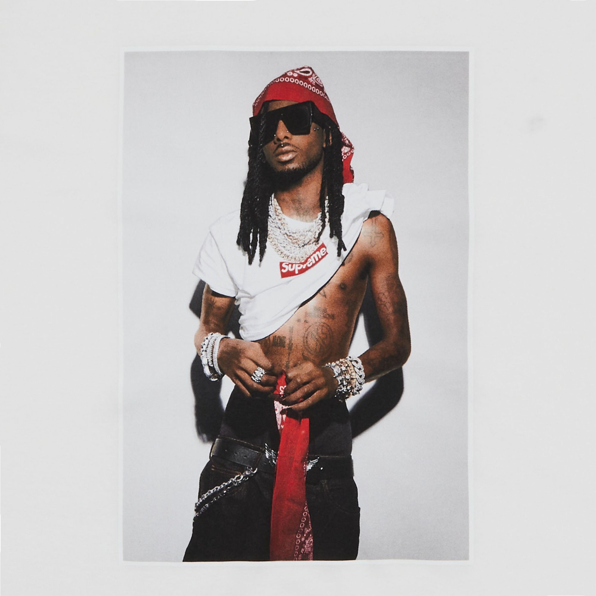 Buy Supreme Playboi Carti Tee 'White' - FW25T50 WHITE | GOAT