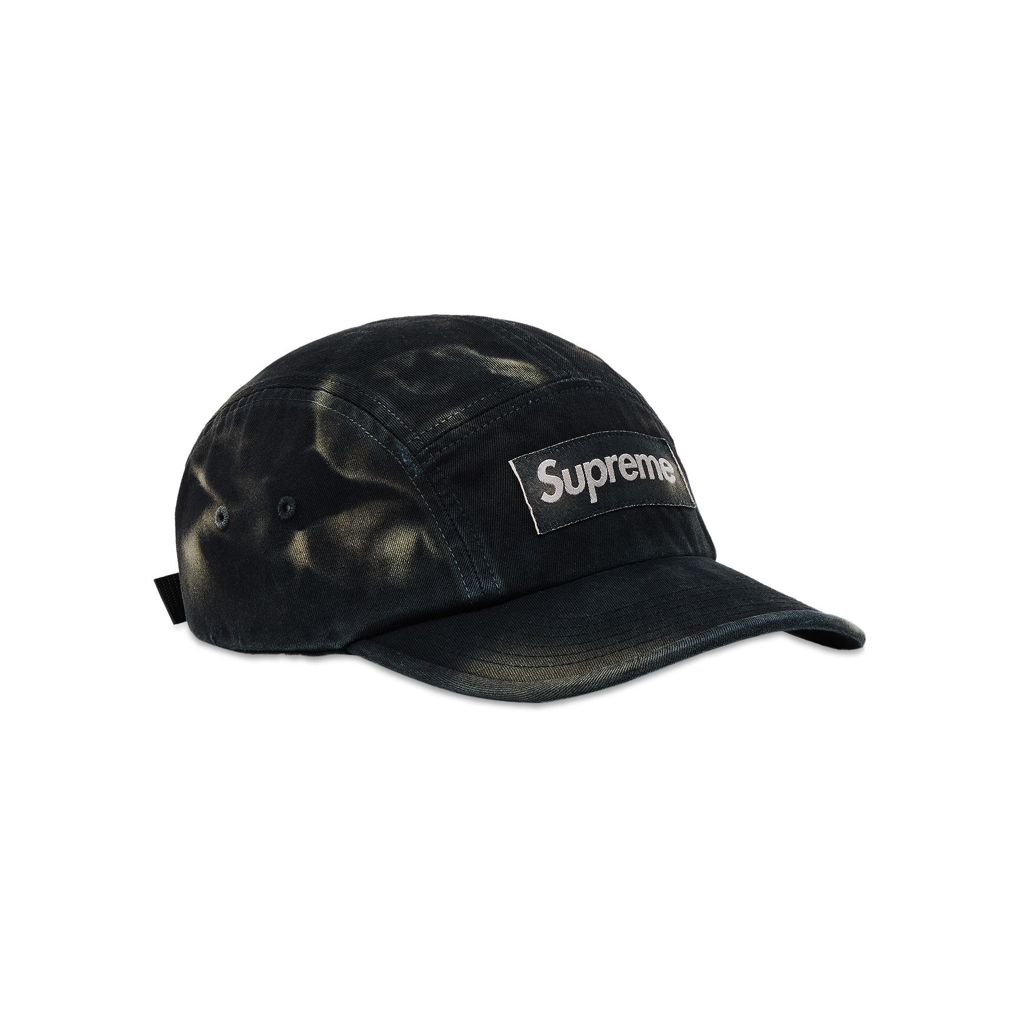 Buy Supreme Overdyed Camp Cap 'Black' - FW25H83 BLACK | GOAT