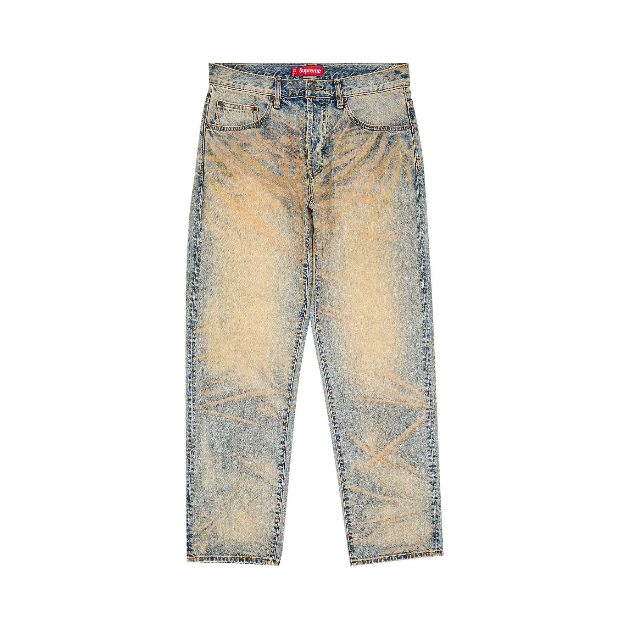 Buy Supreme Regular Jean 'Dirty Indigo' - FW25P21 DIRTY INDIGO | GOAT