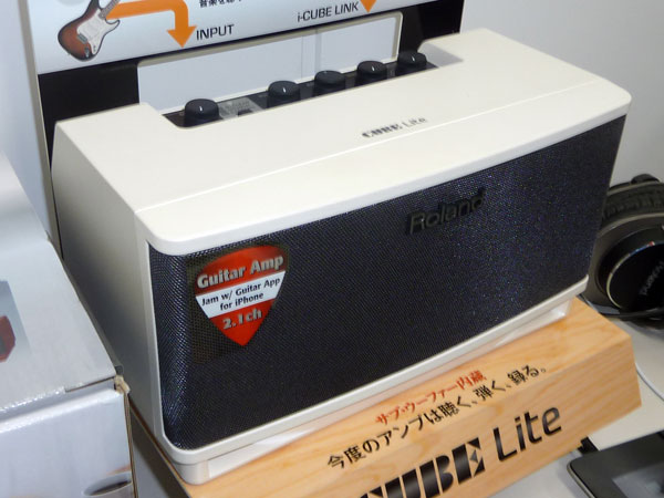音楽も聴けるギターアンプ、ローランド「CUBE Lite」を見てきた（1/2