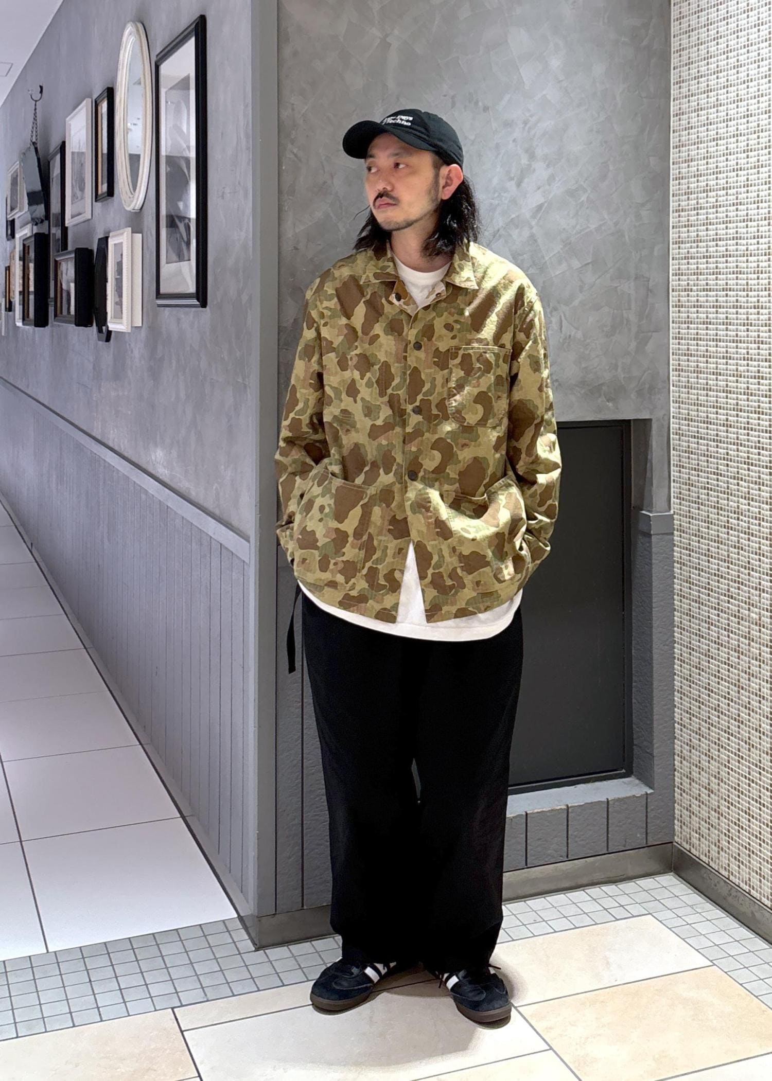 ハンターカモ リバーシブル カバーオール ジャケット / モリタ / ADAM