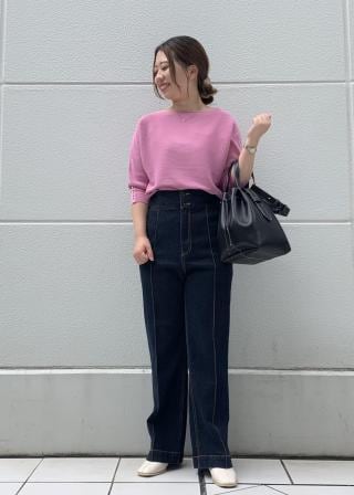 ROPÉ PICNIC(ロペピクニック) / ハイウエストデニムパンツ (パンツ