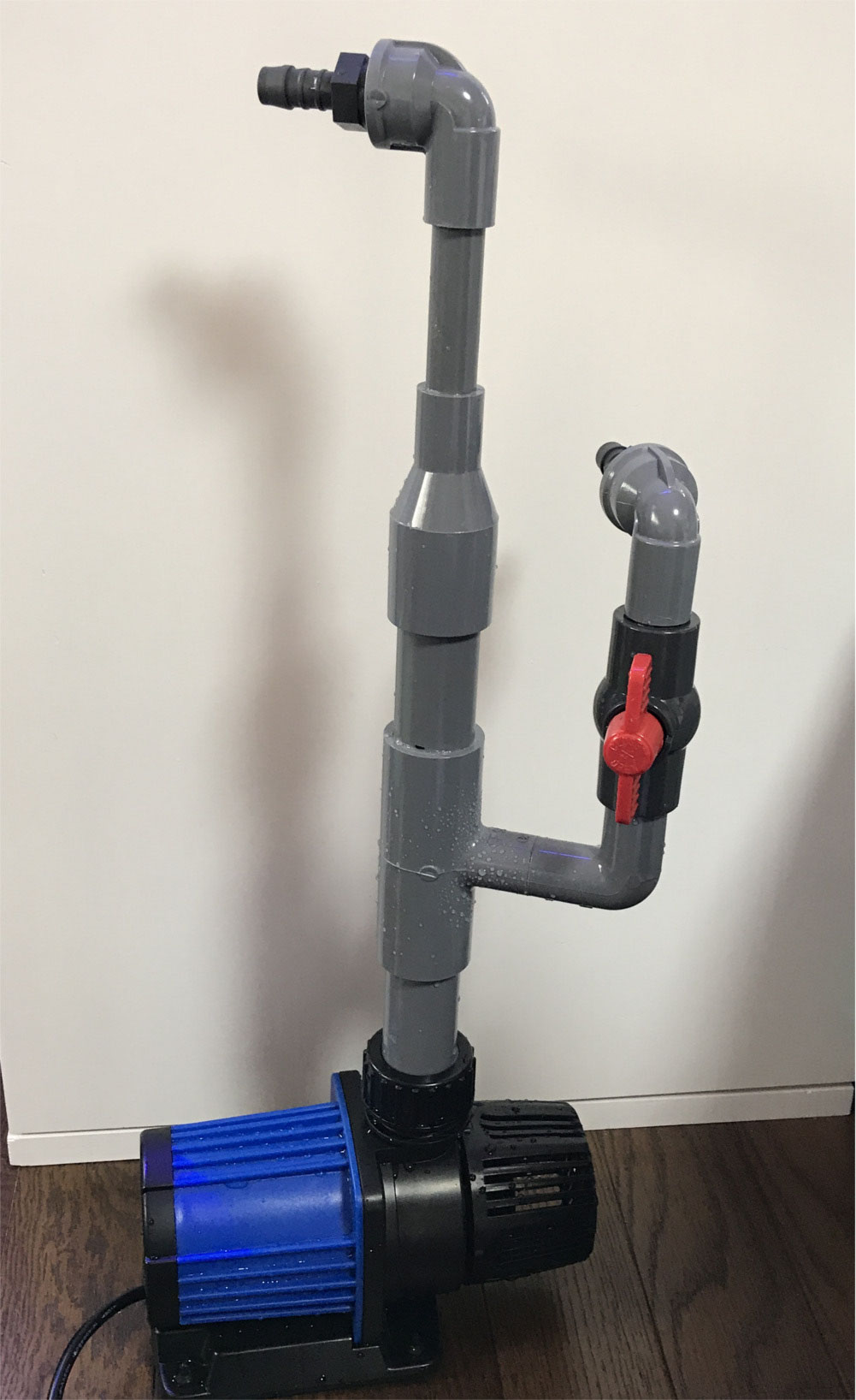 60cm×45cm×45cm オーバーフロー水槽 水中ポンプセット