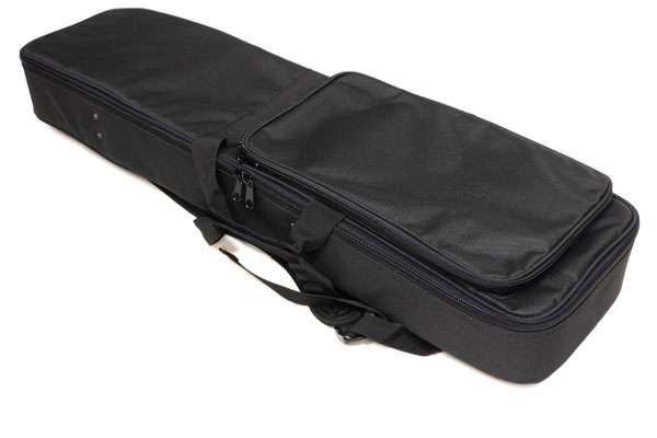 高級沖縄三線＆奄美三線用 ハードケース（黒）艶消しのクロコダエル柄