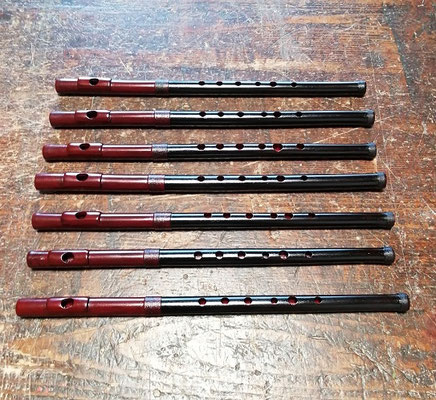 沖縄県産 琉球横笛 竹製（C調）音の高さになります。手工品 新品未