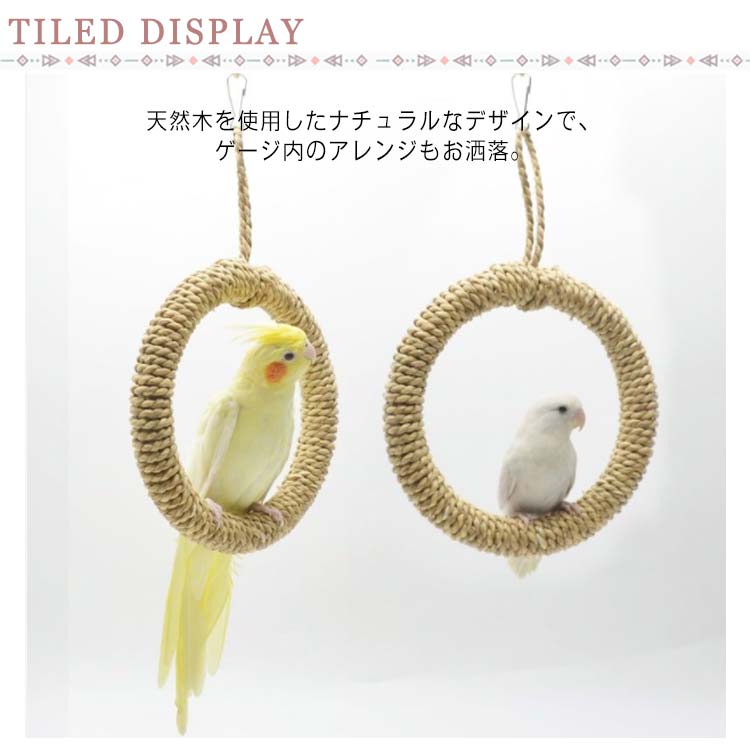 アクリル小動物用ケージ 木製止まり木付き フクロモモンガ インコ