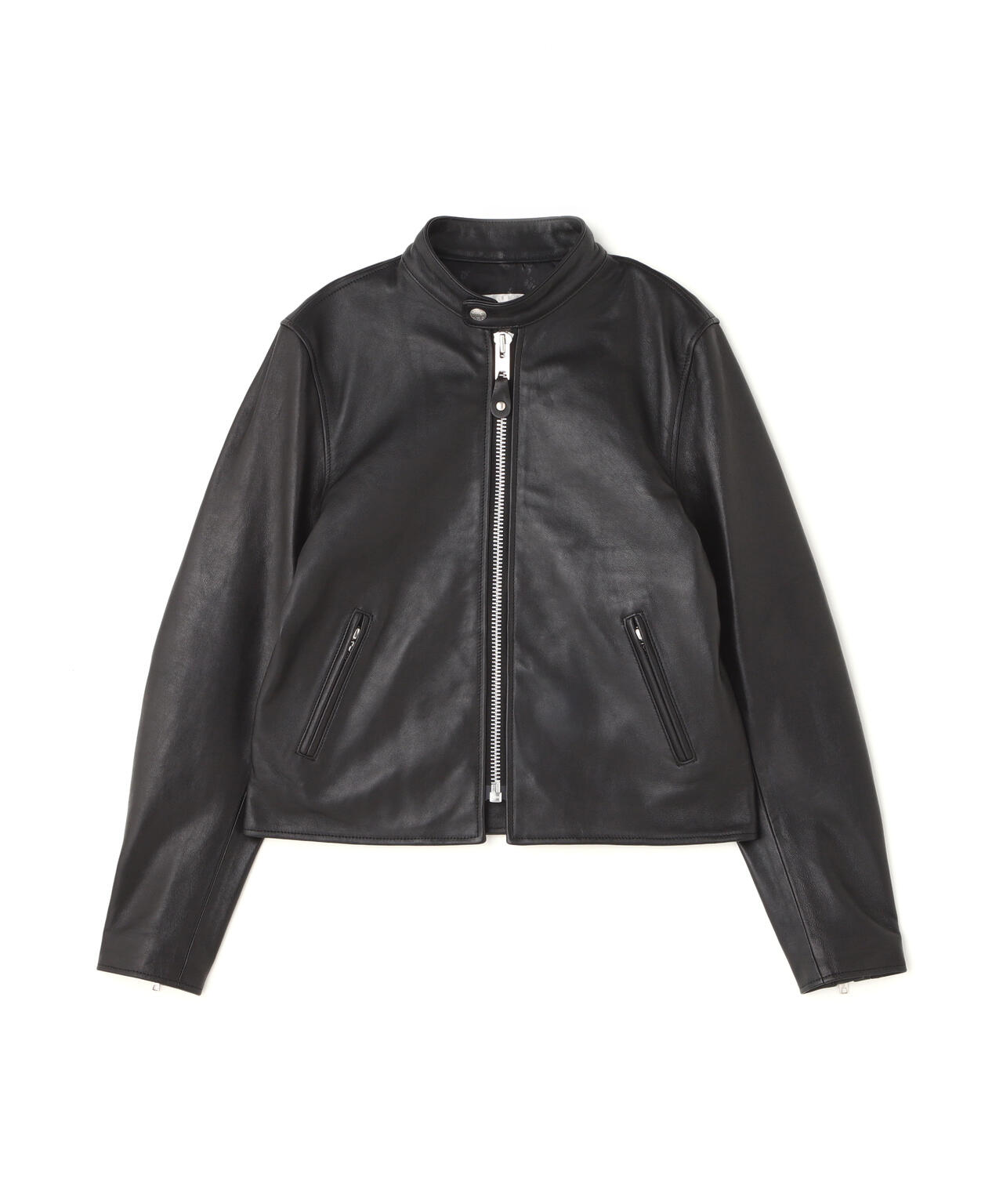 schott ショットシングルライダースS 山羊革星条旗ゴートレザー黒