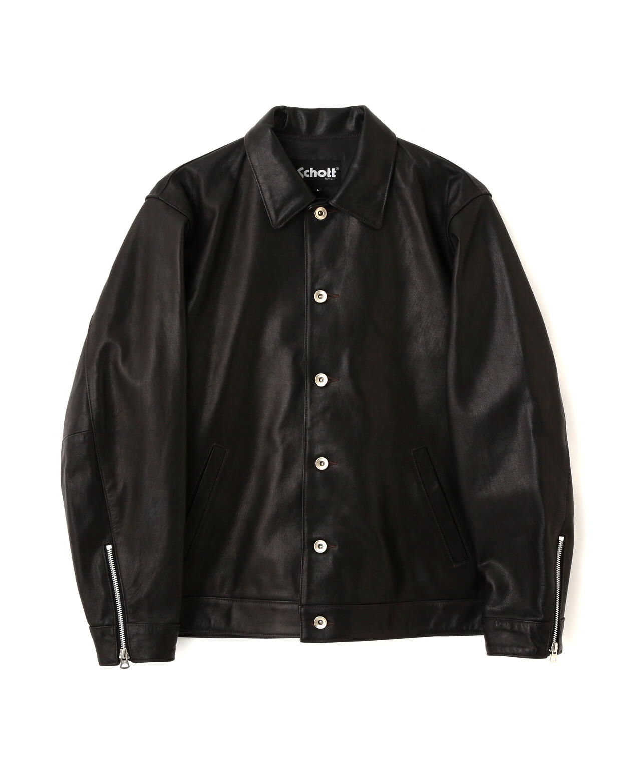 ショット Schott ライダース ジャケット L ゴートスキン レザー