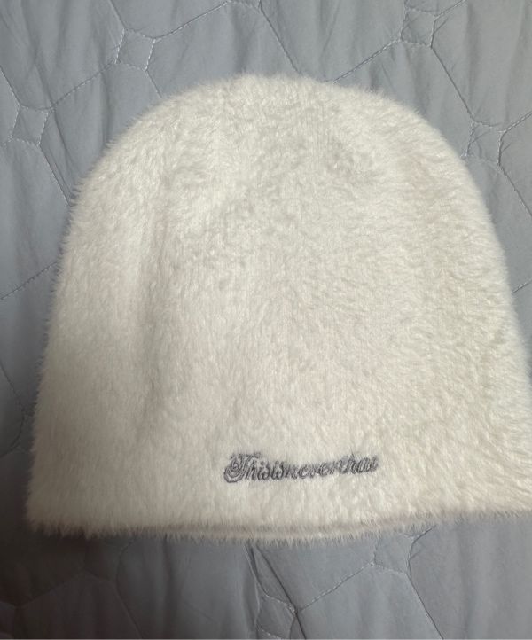 MUSINSA公式 | thisisneverthat (FW24) Shaggy No Cuff Beanie - Off White