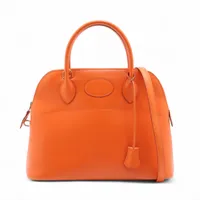 HERMES オレンジ ギフト箱 保存袋 リボン ボリード31 HERMES オレンジ